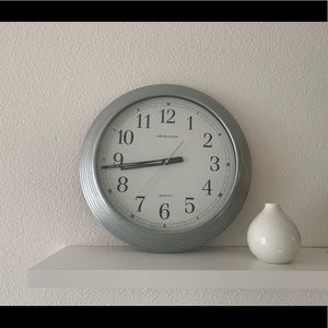 *SOLD*  Metal Wall Clock